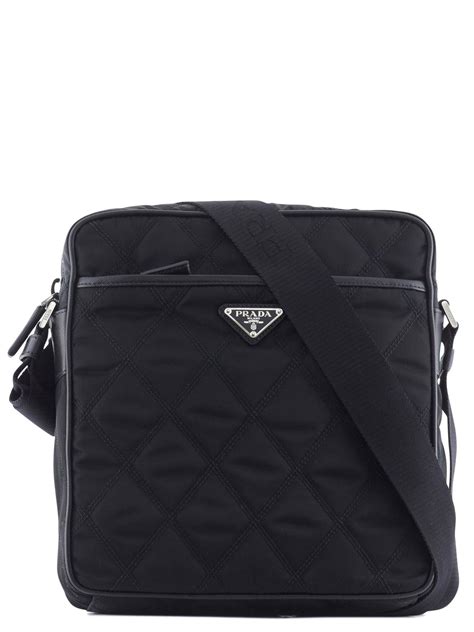 black prada mini messenger bag|nylon messenger bag for men.